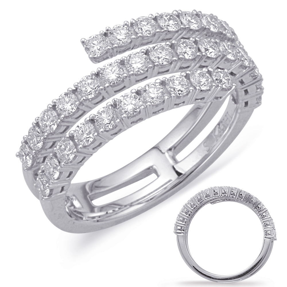 White Gold Diamond Fashion Ring