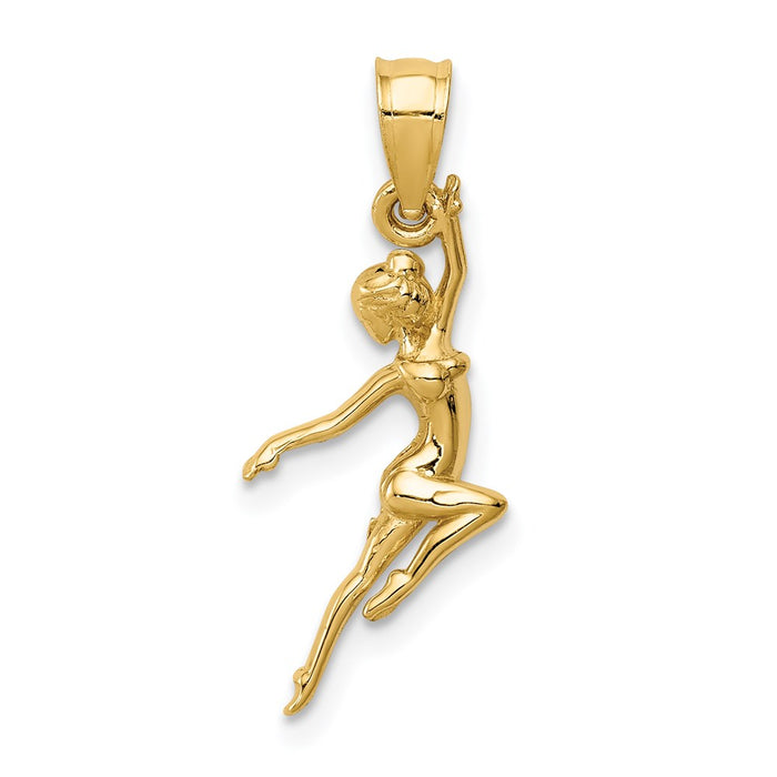 14k Dancer Pendant-D4629