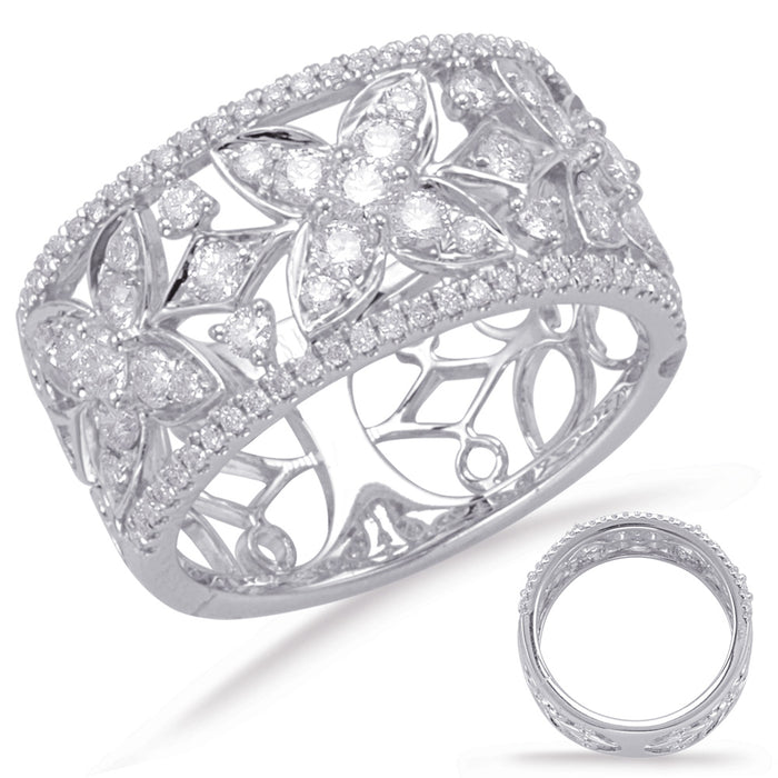 White Gold Diamond Fashion Ring