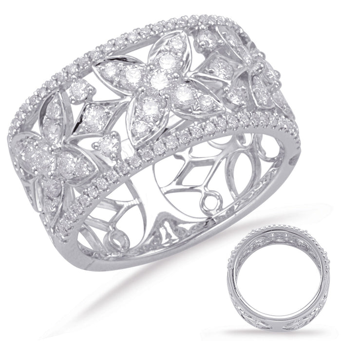 White Gold Diamond Fashion Ring