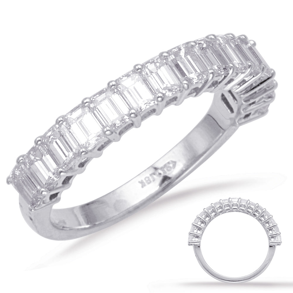 Emerald Cut Diamond Band