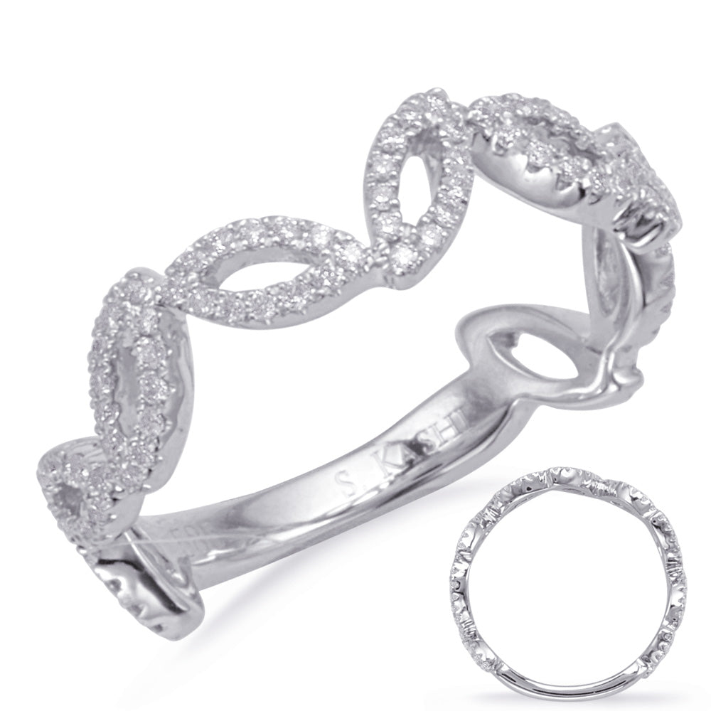 White Gold Diamond Fashion Ring