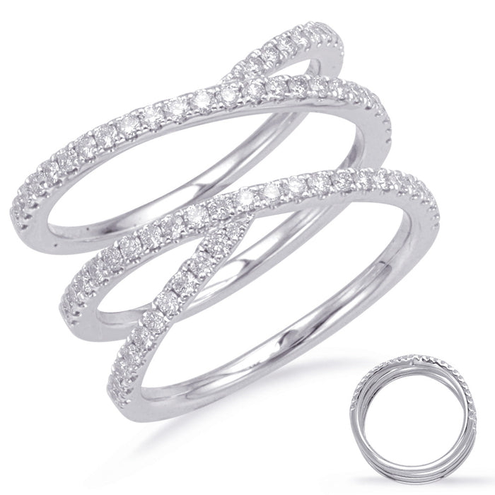 White Gold Diamond Fashion Ring