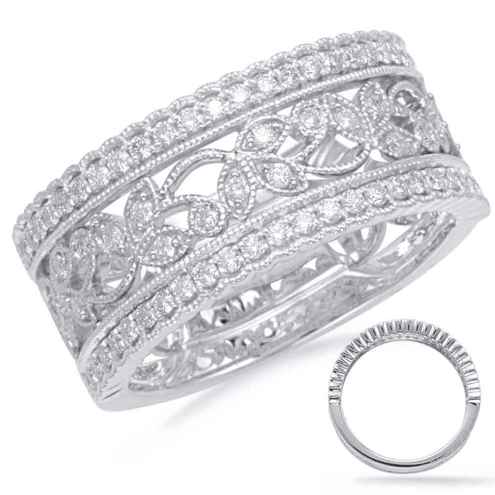 White Gold Diamond Fashion Ring