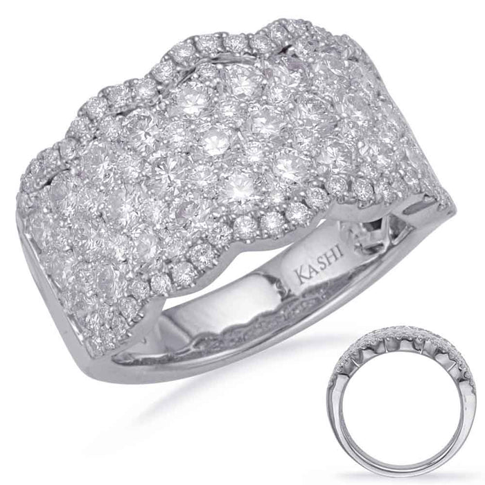 White Gold Diamond Fashion Ring