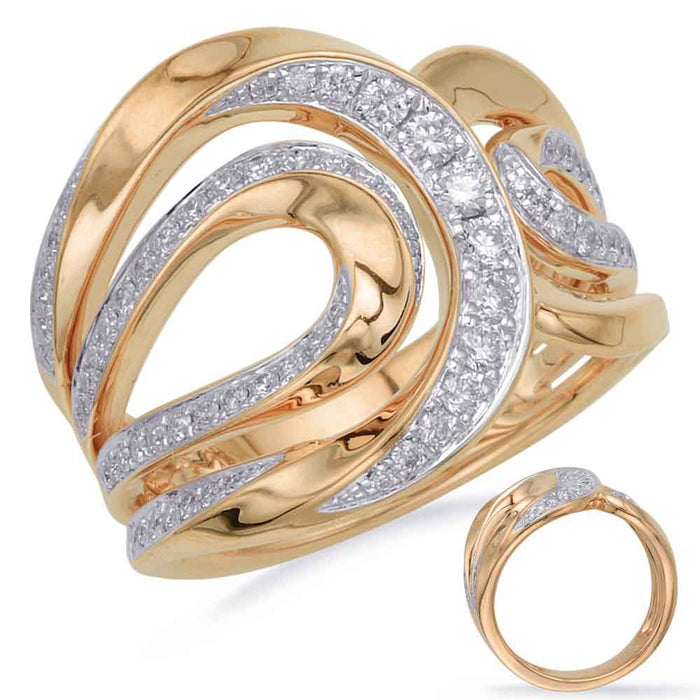 Yellow Gold Diamond Fashion Ring