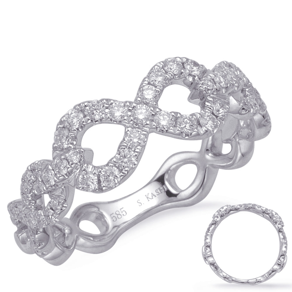 White Gold Diamond Fashion Ring