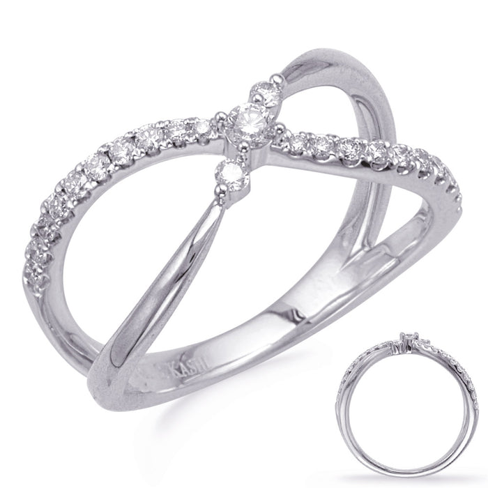 White Gold Diamond Fashion Ring