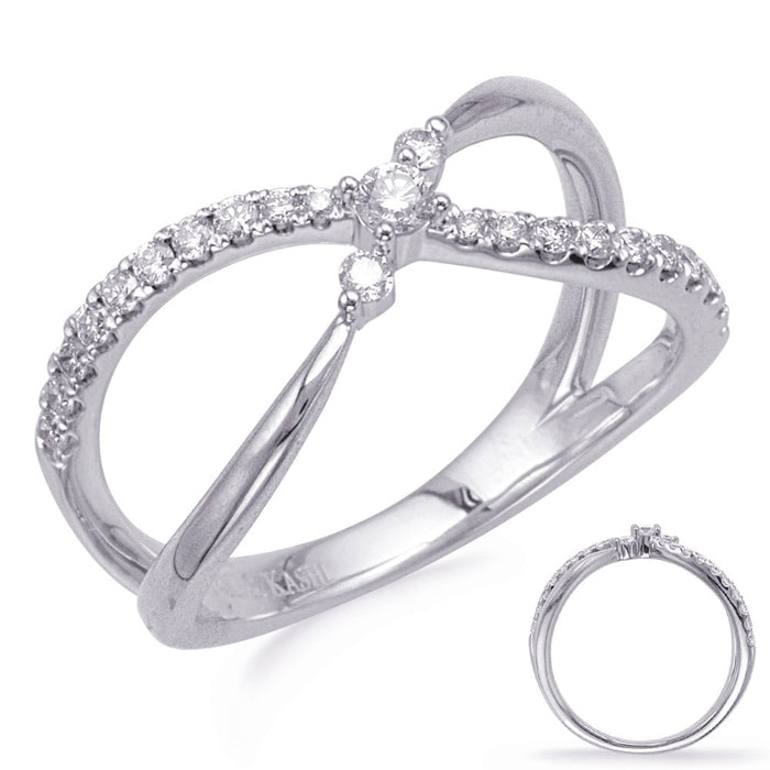 White Gold Diamond Fashion Ring