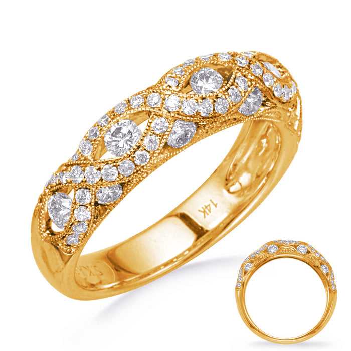 Yellow Gold Diamond Fashion Band