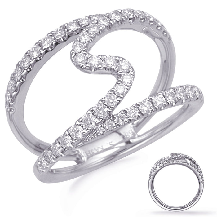 White Gold Diamond Fashion Ring