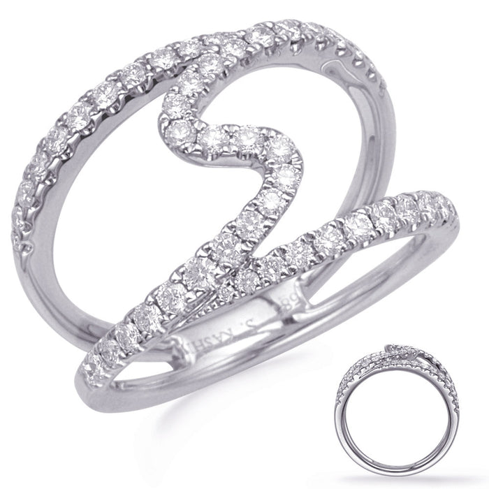 White Gold Diamond Fashion Ring