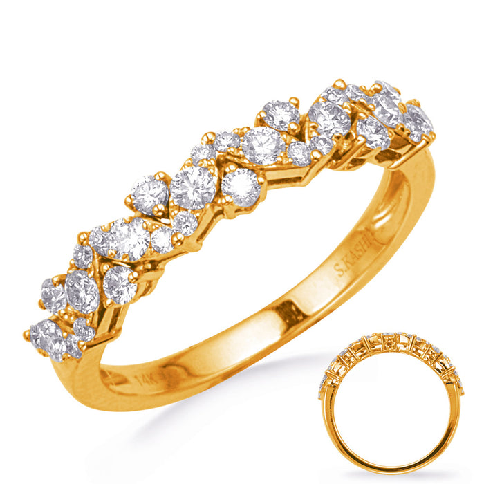 Yellow Gold Diamond Fashion Ring