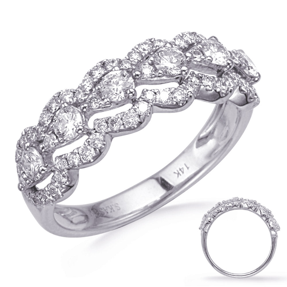 White Gold Diamond Fashion Ring
