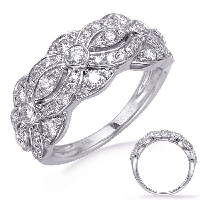 White Gold Diamond Fashion Ring