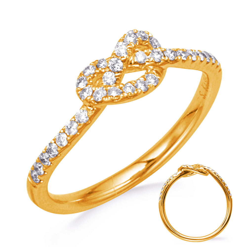 Yellow Gold Diamond Fashion Ring