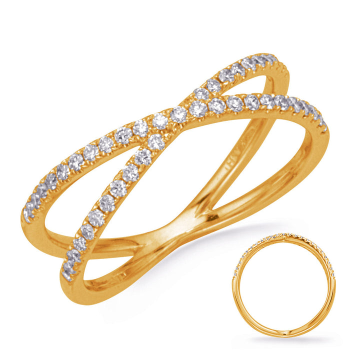 Yellow Gold Fashion Diamond Ring