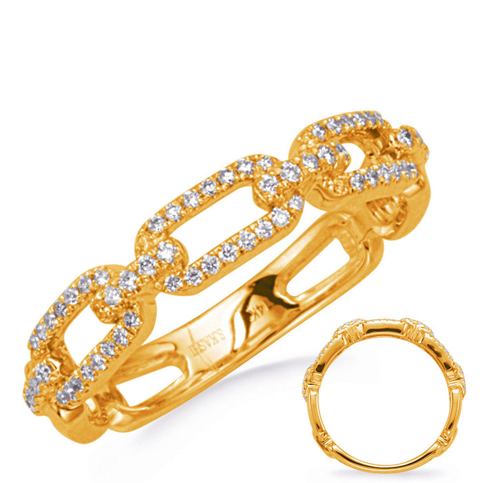 Yellow Gold Diamond Band