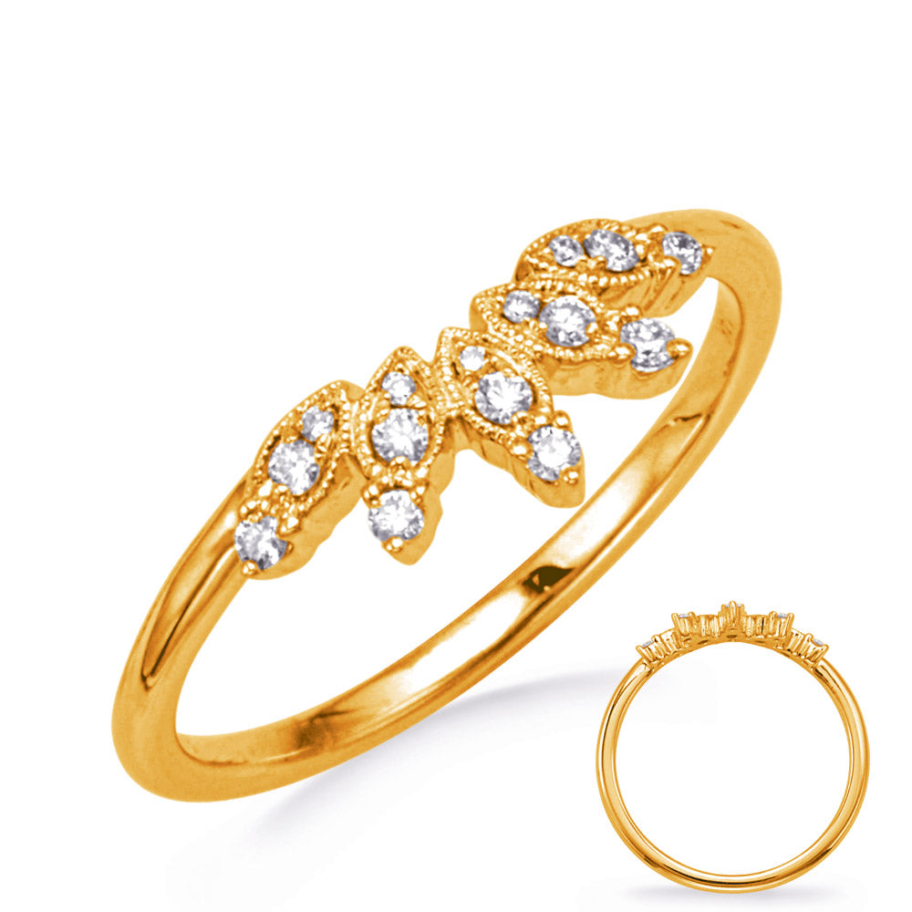 Yellow Gold Diamond Band