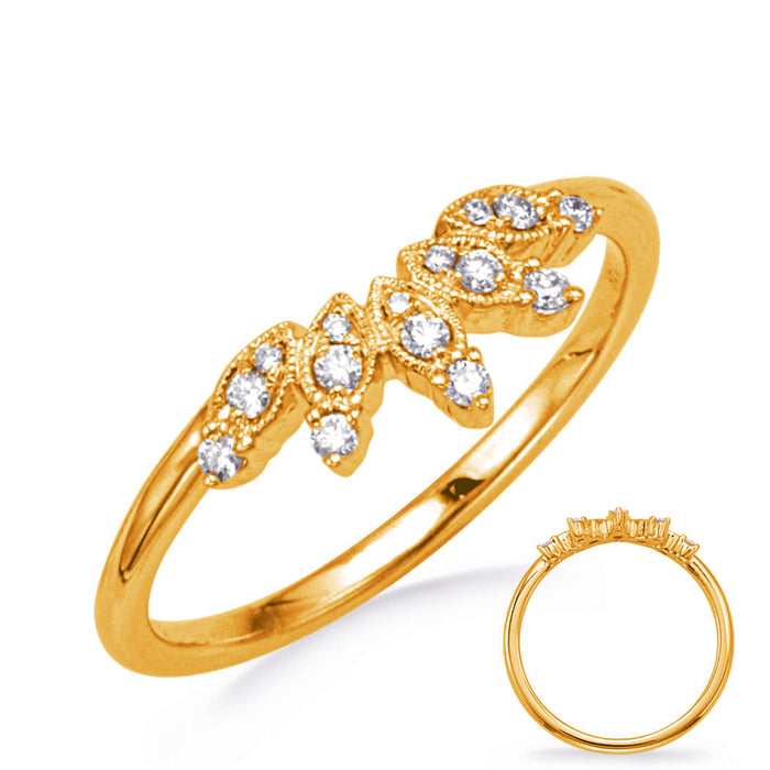 Yellow Gold Diamond Band