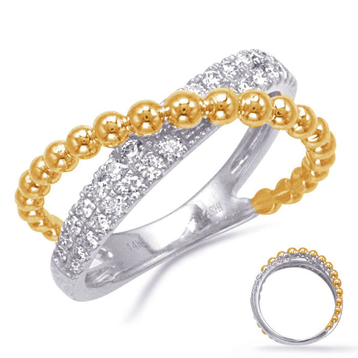 Yellow & White Gold Diamond Ring