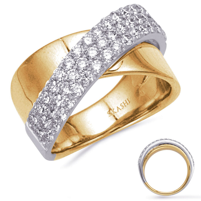 Yellow & White Gold Diamond Ring