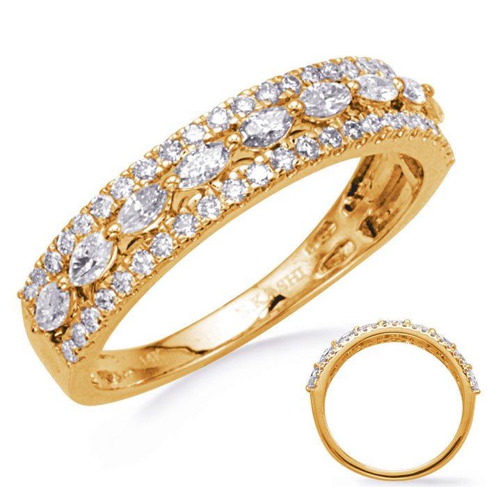 Yellow Gold Diamond Band