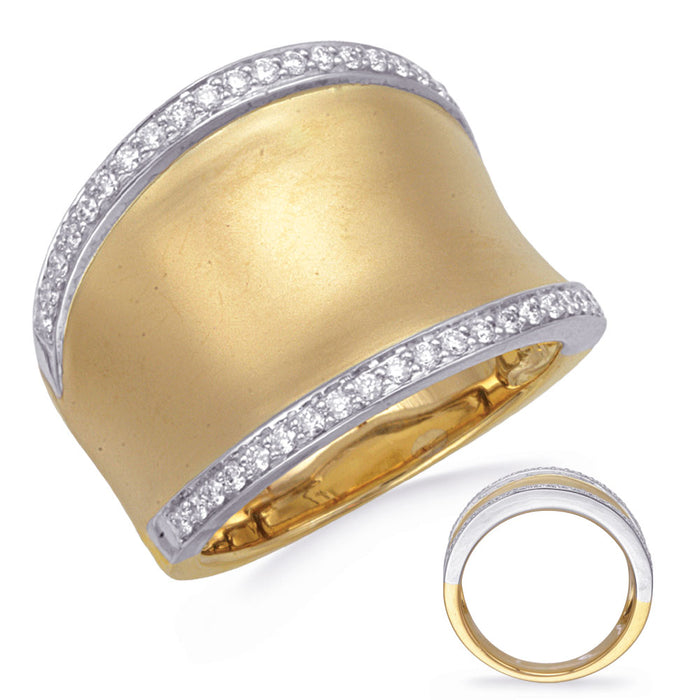 Yellow & White Gold Diamond Ring