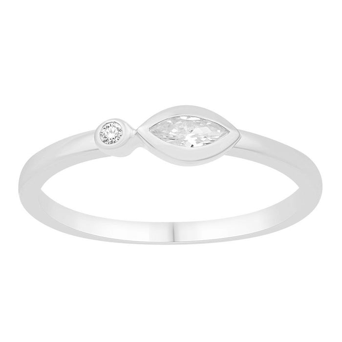 White Gold Diamond Ring