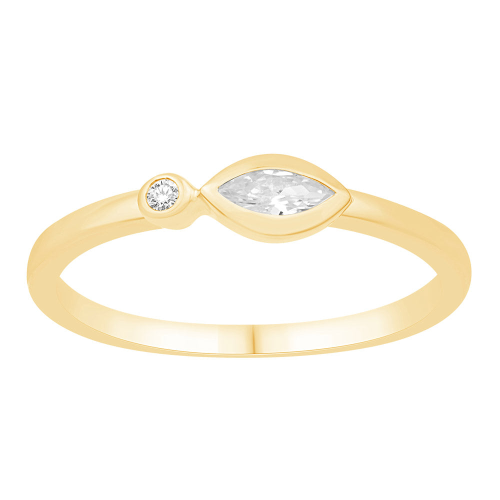 Yellow Gold Diamond Ring
