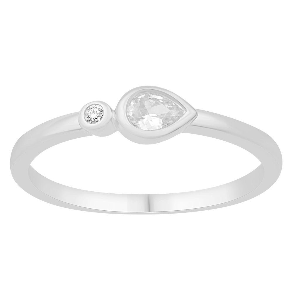 White Gold Diamond Ring