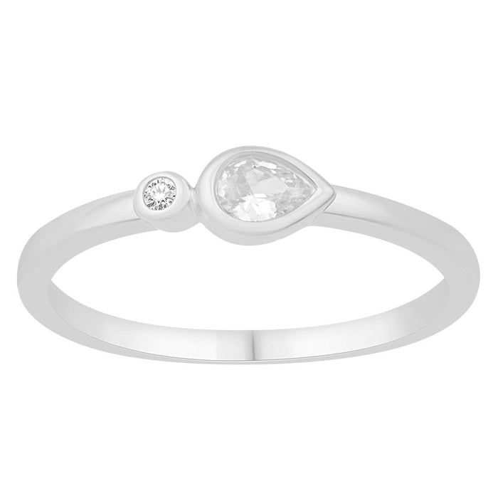 White Gold Diamond Ring