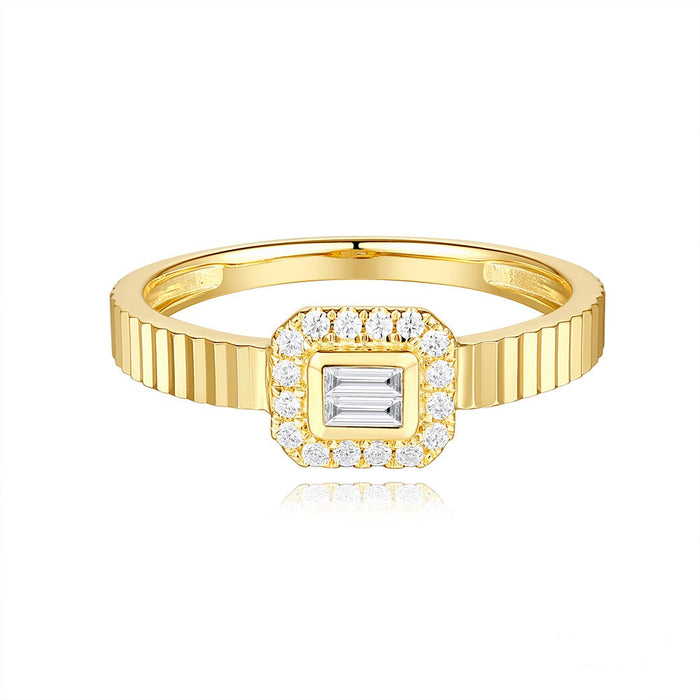Yellow Gold Diamond Ring