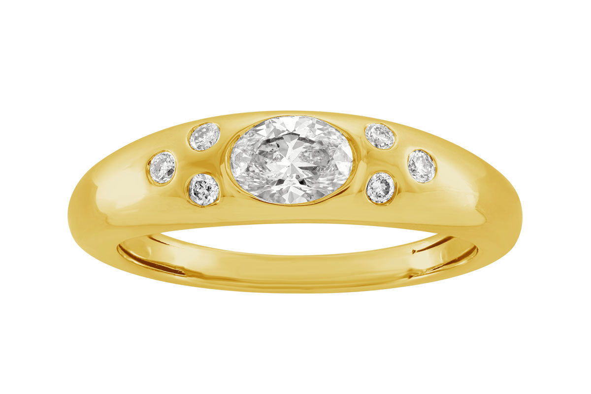 Yellow Gold Diamond Ring