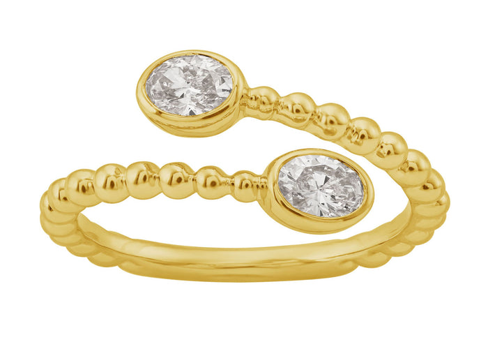 Yellow Gold Diamond Fashion Ring