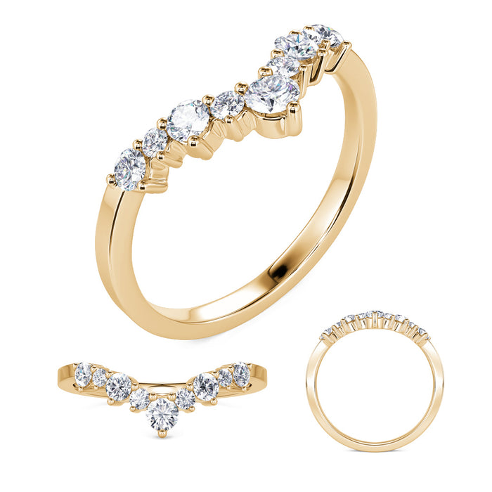 Yellow Gold Diamond Fashion Ring