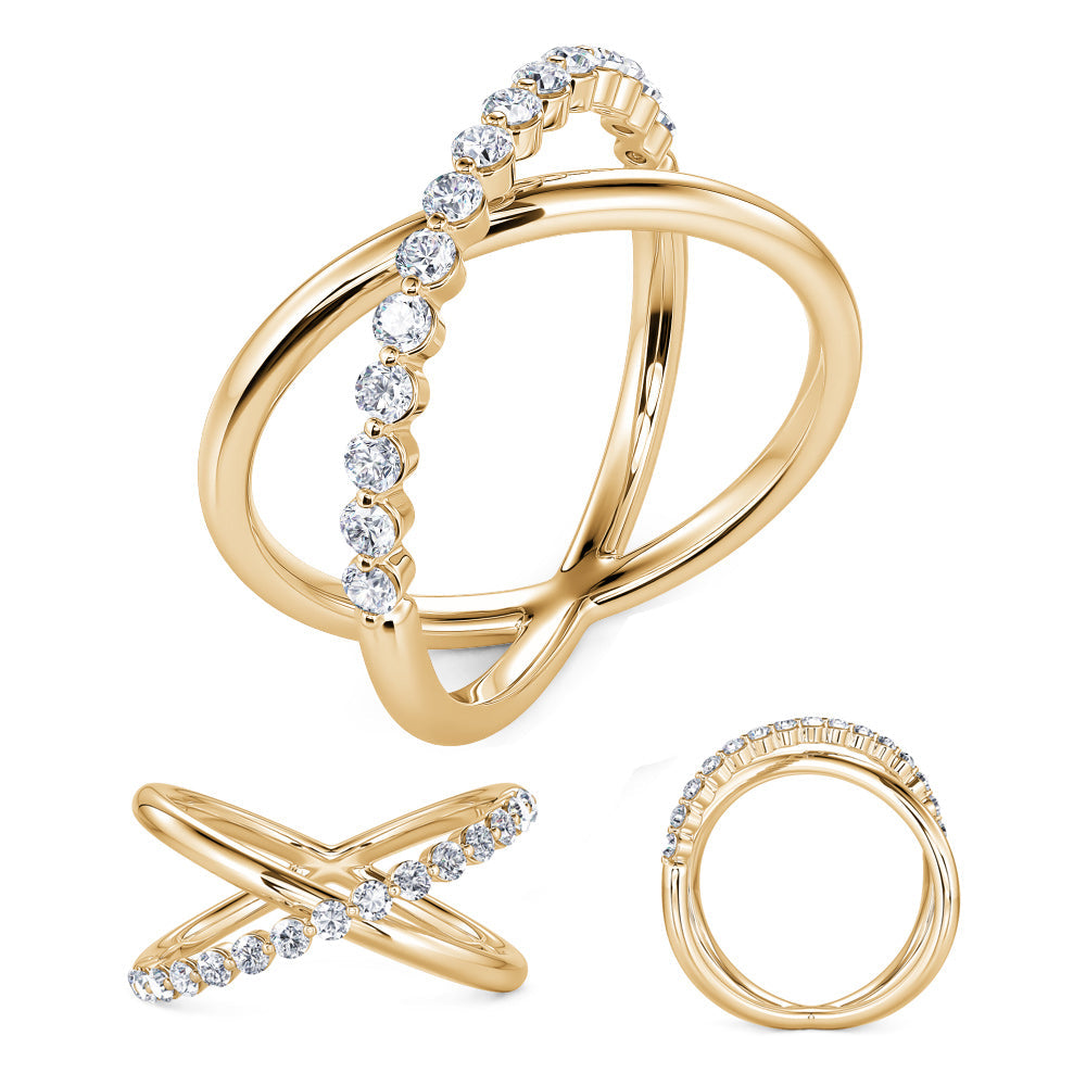 Yellow Gold Diamond Fashion Ring