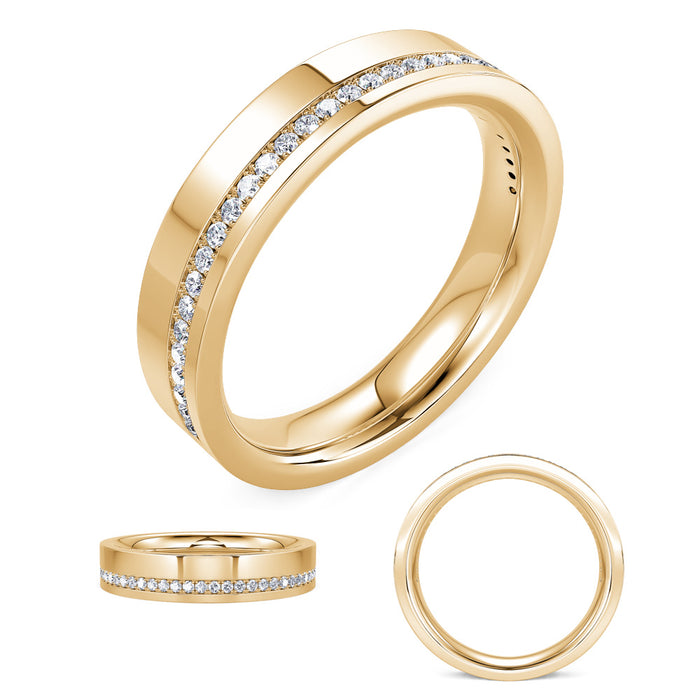 Yellow Gold Diamond Fashion Ring