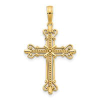 14k Fancy Cross Pendant-D5033