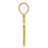 14k Fancy Open Heart Pendant-D5060
