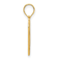 14k Open Heart Pendant-D5065