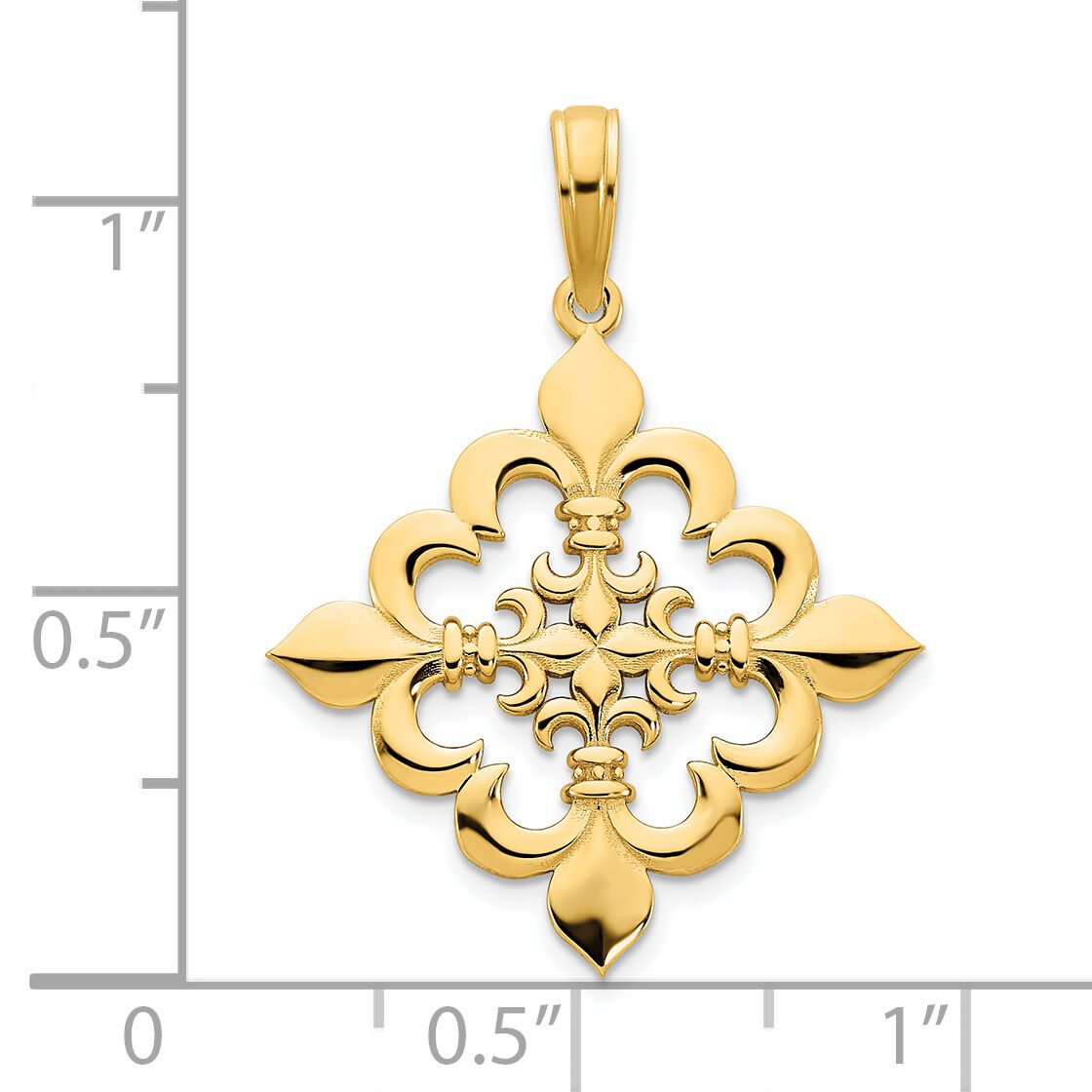 14k Fancy Pendant-D5068