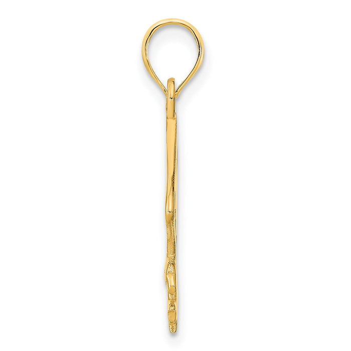 14k Eagle Pendant-D5070