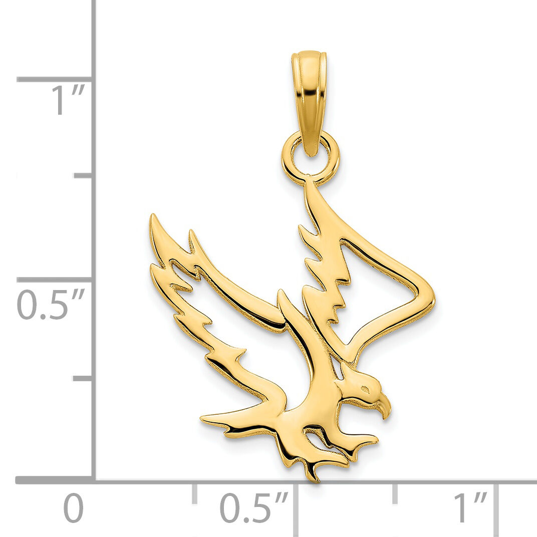 14k Eagle Pendant-D5070
