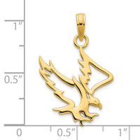 14k Eagle Pendant-D5070