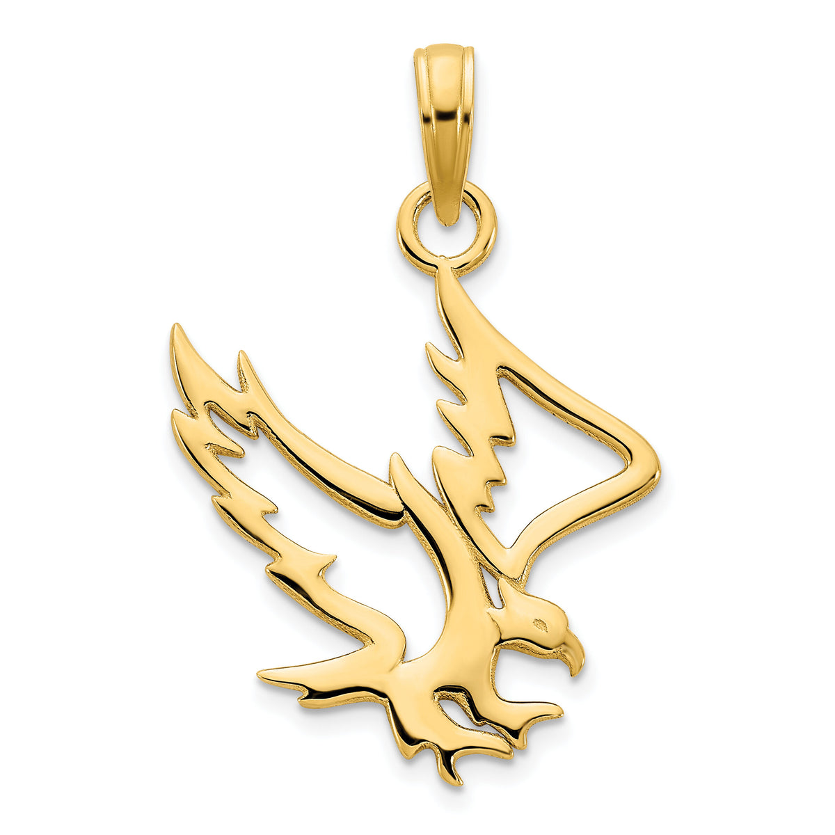 14k Eagle Pendant-D5070