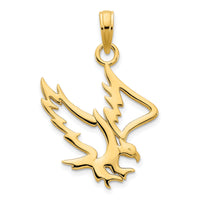 14k Eagle Pendant-D5070