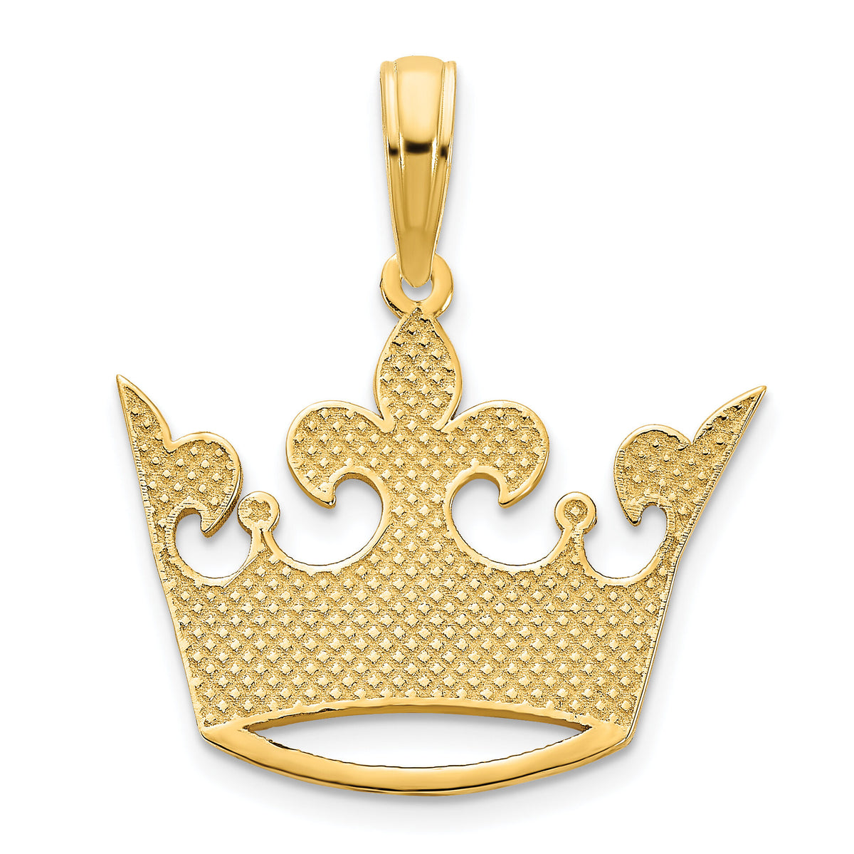 14k 15 Crown Pendant-D5071