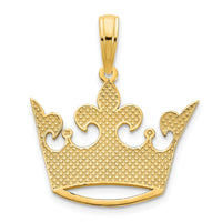 14k 15 Crown Pendant-D5071