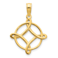 14ky Fancy Design Pendant-D5085